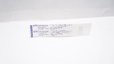 BD 309659 1ml TB Syringe Tuberculin Slip Tip